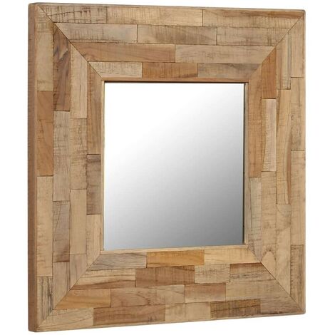 Hommoo Mirror Reclaimed Teak 50x50 cm VD12020