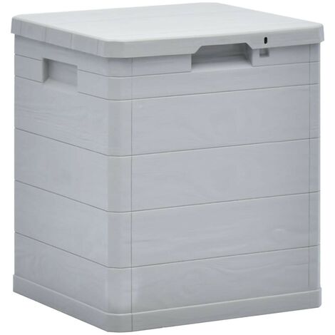 Hommoo Garden Storage Box 90 L Light Grey VD29808