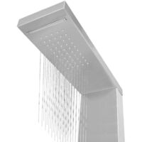 Hommoo Shower Panel System Stainless Steel Square VD04493