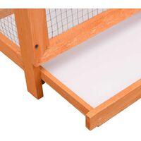 Hommoo Bird Cage Solid Pine & Fir Wood 120x60x168 cm VD07194