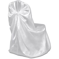 Hommoo Chair Cover for Wedding Banquet 12 pcs White VD21331