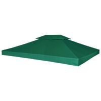 Hommoo Gazebo Cover Canopy Replacement 310 g / m2 Green 3 x 4 m VD26294