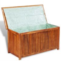 Hommoo Garden Storage Box 117x50x58 cm Solid Acacia Wood VD28334