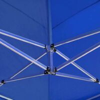Hommoo Professional Folding Party Tent Aluminium 6x3 m Blue VD29632