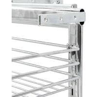 Hommoo 3-Tier Pull-out Kitchen Wire Basket Silver 47x35x56 cm VD30788
