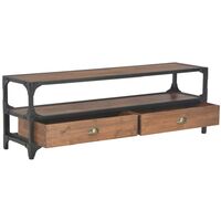 Hommoo TV Cabinet with 2 Drawers 120x30x40 cm Solid Pine Wood VD13476