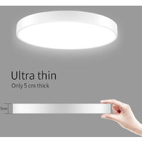 Hommoo 3 Piece Ultra-thin Round LED Ceiling Down Light for Bathroom Kitchen LiVing LLDDE-MC0004005X3