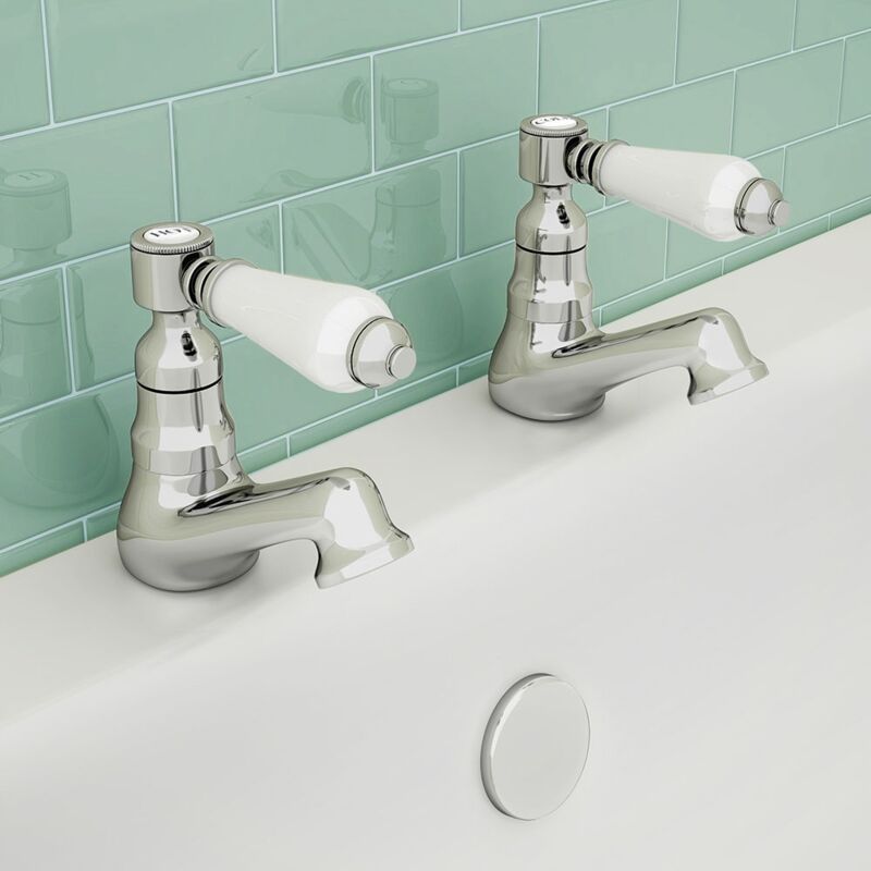 Tec Studio KB York Lever Traditional Bath Taps