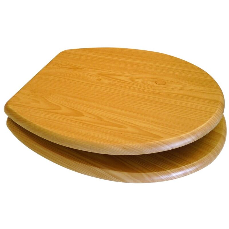 Wooden Antique Pine Toilet Seat