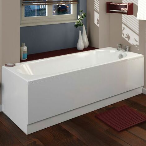 Waterproof bath front panel 1500mm – High density PVC foam board – UV resistant, scratch resistant – Easy installation, universal fitting – Arley (1/3)