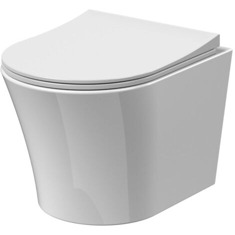 Wall Hung Pan & Soft Close Seat - TOILETSET4