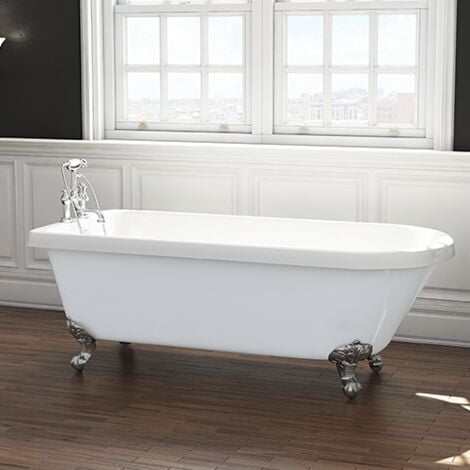 Freestanding Traditional Single Ended Bath 1780mm - Rochester By Voda Design