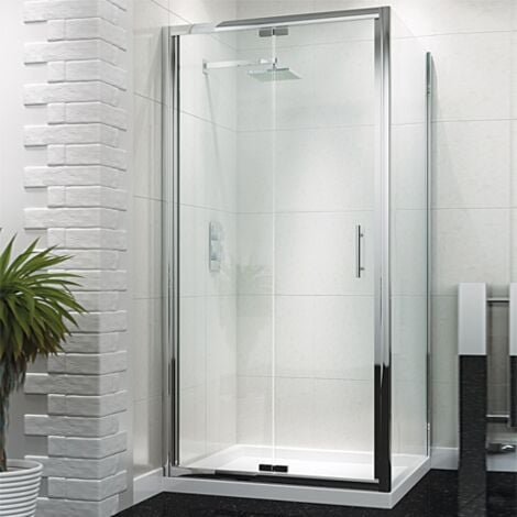 Bifold Shower Door 800mm - Kaso 6 by Voda Design (6mm Thick)