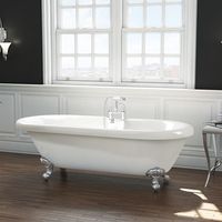 Freestanding Traditional Roll Top Bath 1800mm - Wilmslow By Synergy