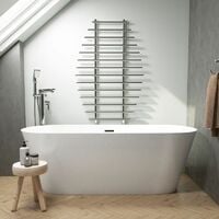 Freestanding Modern Double Ended Bath 1600mm - Duke By Voda Design