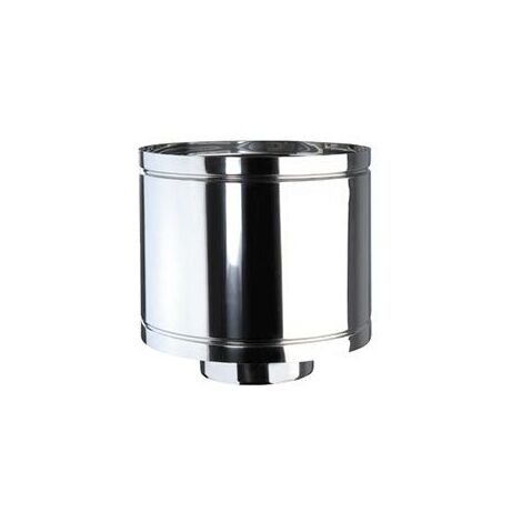 Comignolo In Acciaio Per Stufe A Pellet Doppia Parete 80-130 mm