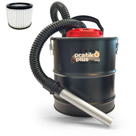 Aspiracenere elettrico Pratikò Plus da 1000 W per stufa a pellet Aspiracenere e sacchetto (1/5)