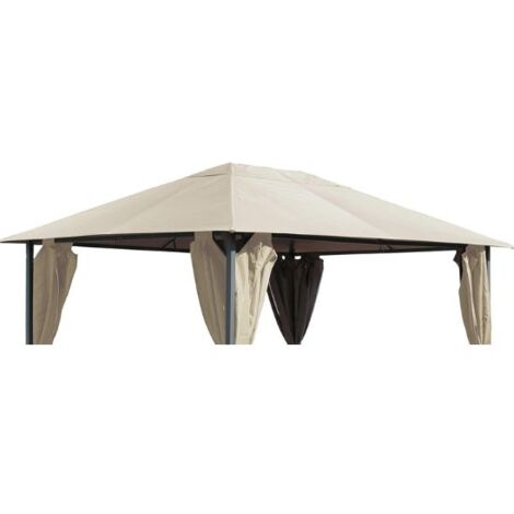 Telo di ricambio per gazebo 3x4 m écru da 220 gr/mq