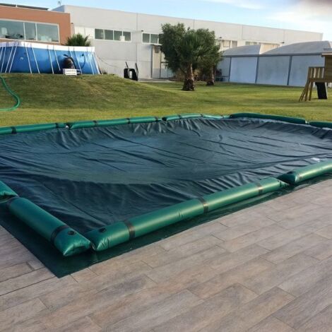 Copertura invernale 1100x400 cm per piscine interrate con tubolari (1/5)