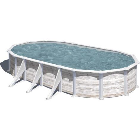 Piscina fuori terra in acciaio Finlandia 730x375x120 cm