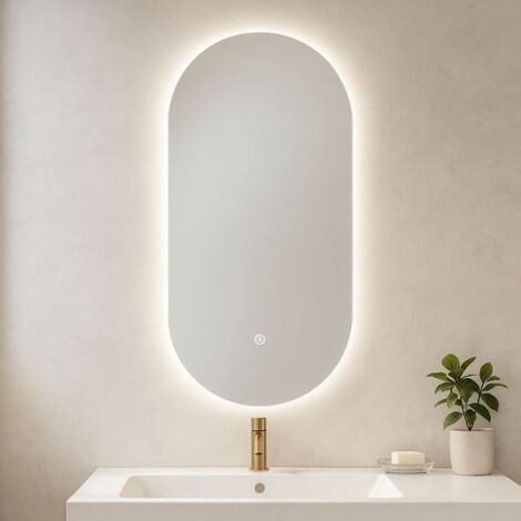 Specchio bagno retroilluminato con led 100x50 cm (1/5)