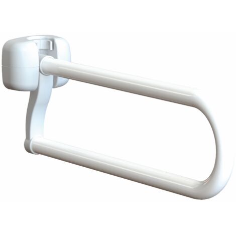 Barra ribaltabile maniglione in acciaio K Design  Con porta rotolo  600 mm