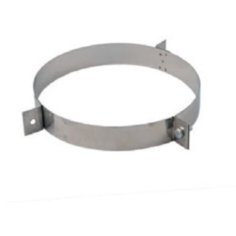 Collare cavi tiranti acciaio inox per canna fumaria 180 mm