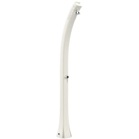 Doccia Solare da Giardino 28L Miscelatore Arkema Happy Five Bianco