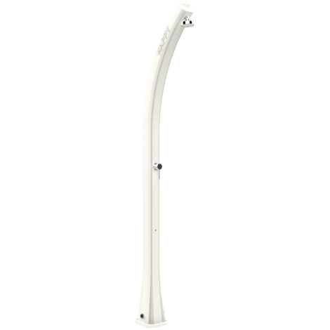 Doccia Solare da Esterno Giardino 23L Miscelatore Arkema Happy Bianco