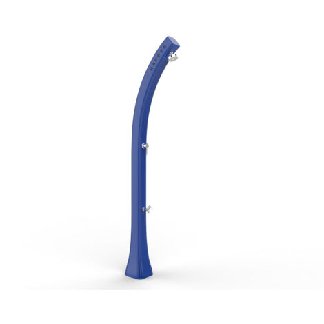 Doccia solare Happy Five 520 Arkema 24 Lt con rubinetto lavapiedi Senza piatto doccia Blu