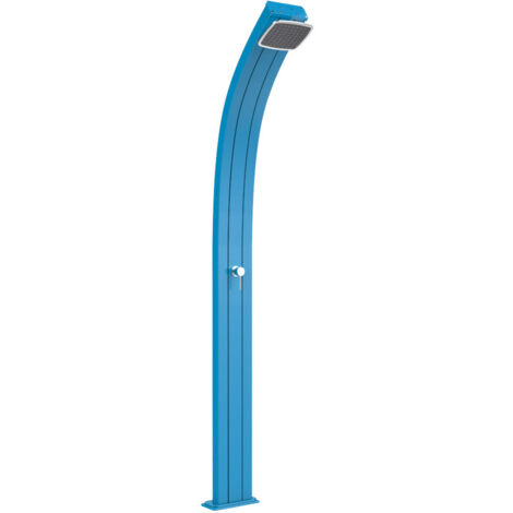 Doccia solare in alluminio Spring 100 Arkema 25 Lt  Blu