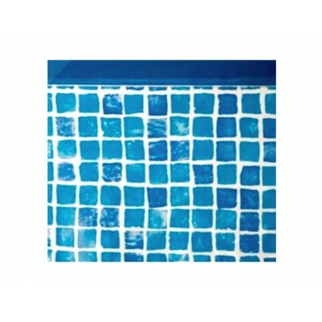 Liner piscina Gre blu mosaicato ovale 730x375x132 cm