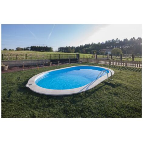 Piscina ovale interrata 600x320x120 cm