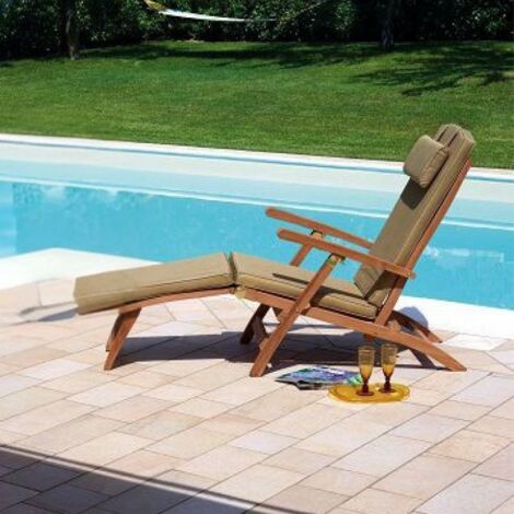 Teak Poltrone Adirondack Poltrona Lettino Da Giardino In Legno