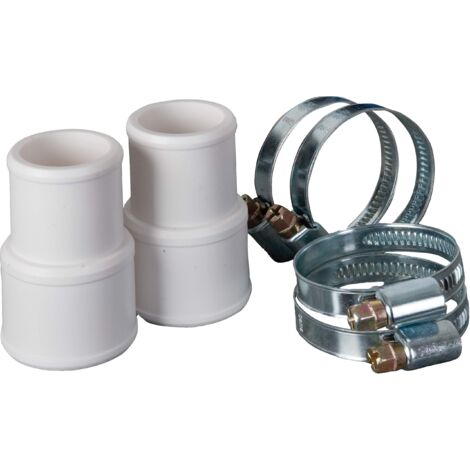 Gre AR511 - Kit di connettori per tubi galleggianti. Include 2 connettori per tubi e 4 morsetti metallici. Per diametri 32-38 mm. (1/3)