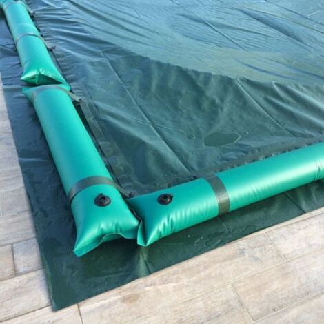 International Cover Pool – Telo Invernale Per Piscina 4x8 M, In PVC, Con Picchetti E Tenditori, Dimensioni Extra 4,30x8,30 M