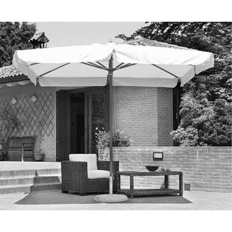 Habitat Et Jardin Telone Ricambio Per Ombrellone Sun 3 – 3x3 M – Grigio Chiaro – Protezione UV 200 G/m²
