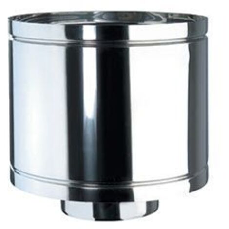 Comignolo In Acciaio Per Stufe A Pellet Monoparete 180 mm