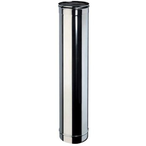 Tubo monoparete in acciaio inox Aisi 316 diametro 80mm da 1 mt