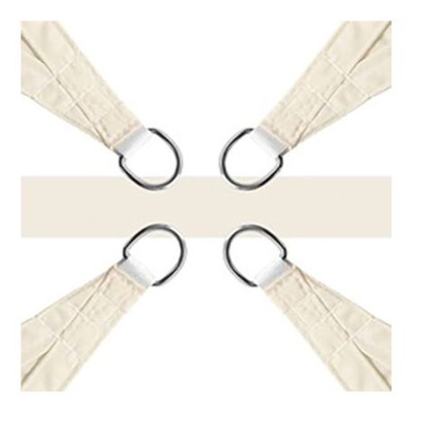 3x3x3m Vela Ombreggiante Sabbia Impermeabile Triangolare PES Telo Ombreggiante Protezione UV Per Giardino Esterno Terrazza Balcone Colore | Leroy Merlin - 3