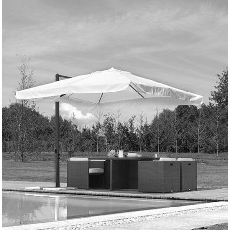 Relaxdays Copertura Protettiva per Ombrelloni, Diametro 2-4 m, Custodia, Tessuto Oxford Impermeabile, Resistente, Nero, Poliestere, 1 pz