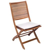 Cuscino per sedie da esterno crema