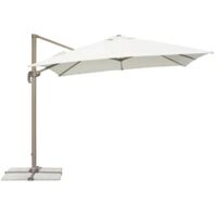 Ombrellone quadrato da giardino 3x3 mt California tortora