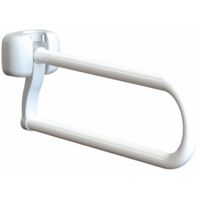 Barra ribaltabile maniglione in acciaio K Design Con porta rotolo 600 mm
