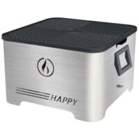 Barbecue A Pellet Happy Portatile Inox