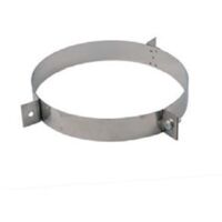 Collare cavi tiranti acciaio inox per canna fumaria 160 mm
