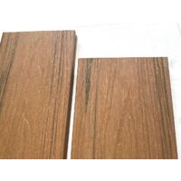 Kit doghe da esterno in wpc teak con clip fissaggio 0,96x0,138 Cm