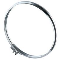 Ricambio fascetta di chiusura monoparete in acciaio inox 2 pezzi 180 mm