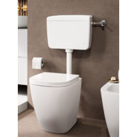Cassetta WC Negrari N1030S2AM | A Zaino, 2 Tasti, Capacità 9 Litri, Bianco - Foto 7