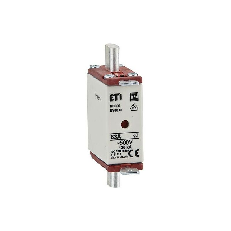 Fusible NH AC 500V, Gr. C00/ 80A ISO